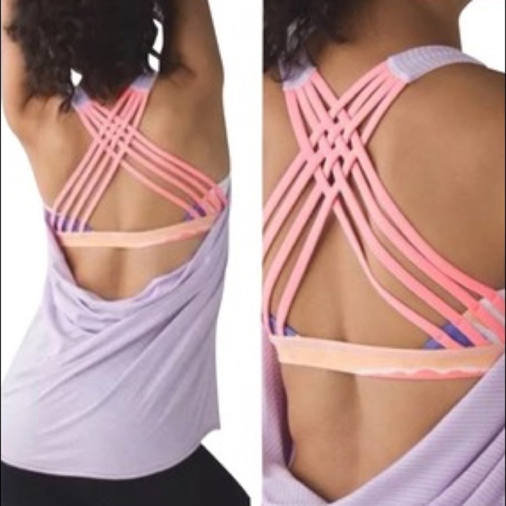 Lululemon Wild Tank Purple/Pink/Multi Size 6